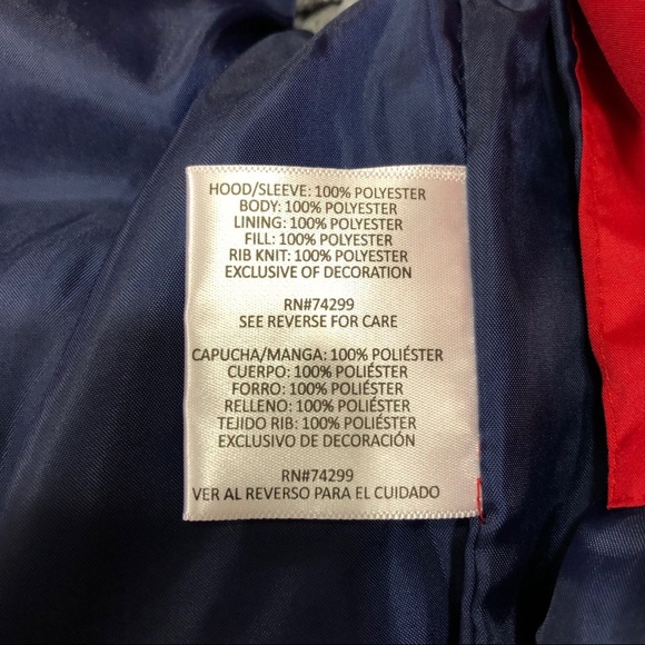 U.S. Polo Assn. Puffer Coat w/ Varsity Sleeves - Picture 6 of 8